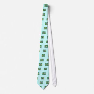 Brazilian flag tie