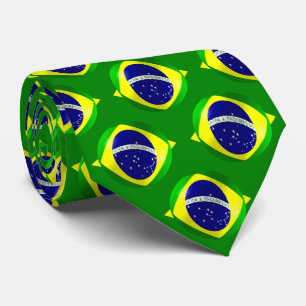 Brazilian Flag Tie