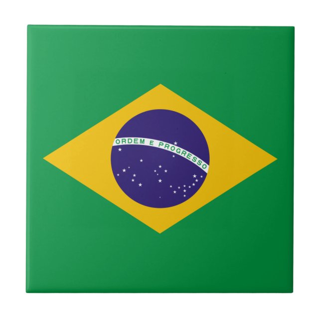 Brazilian flag tile (Front)