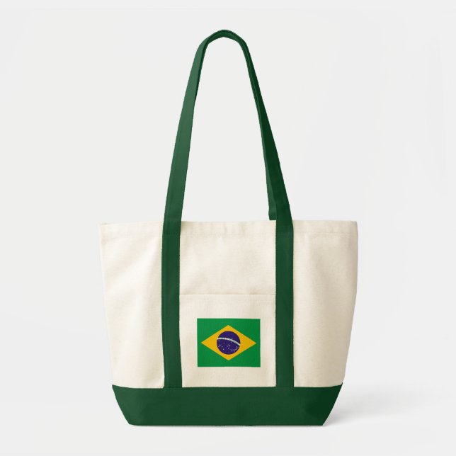 Brazilian flag tote bag (Front)