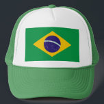 Brazilian flag trucker hat<br><div class="desc">Brazilian flag</div>