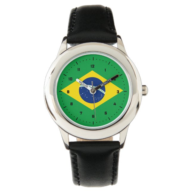 Brazilian flag watch (Front)
