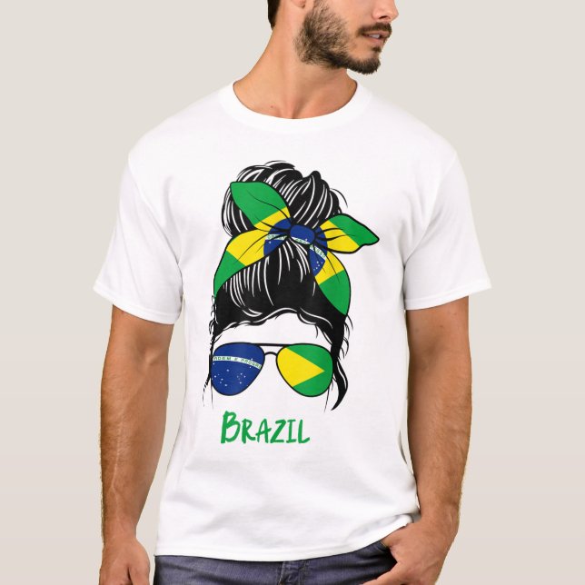 Brazilian Girl Brazil girl Chica Brasileira T-Shirt (Front)