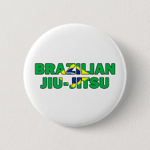 Brazilian Jiu Jitsu 6 Cm Round Badge