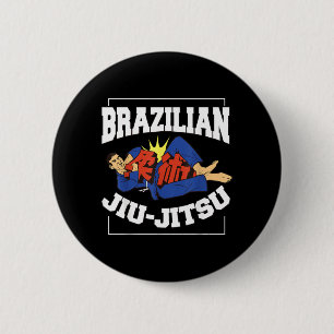 Brazilian Jiu Jitsu 6 Cm Round Badge