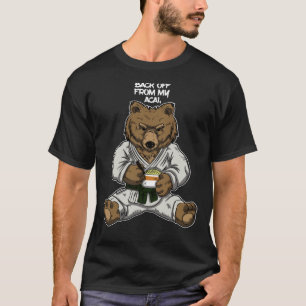 Brazilian Jiu Jitsu and Bear  BJJ and Grappling T-Shirt