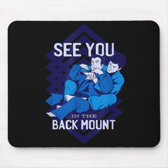 Brazilian Jiu Jitsu and Grappling 1 Mouse Pad (Front)