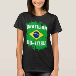 Brazilian Jiu Jitsu and Grappling Flag T-Shirt