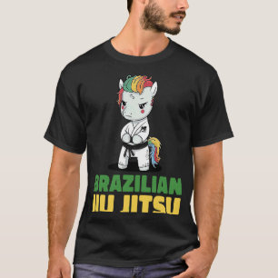 Brazilian Jiu Jitsu and Grappling Unicorn T-Shirt