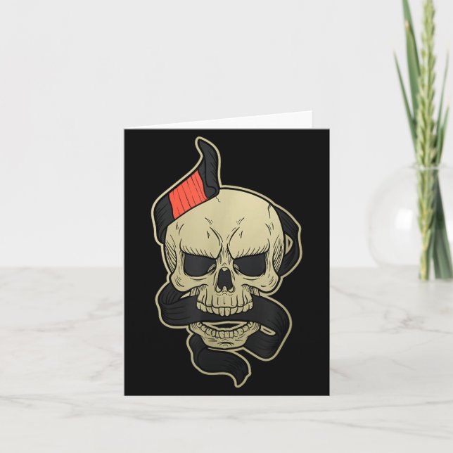 Brazilian Jiu Jitsu and Skeleton Card (Front)