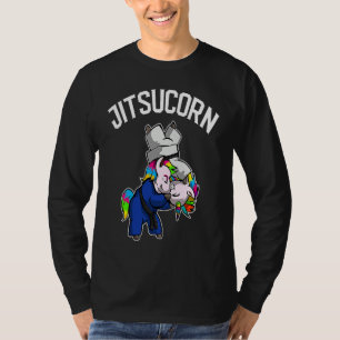 Brazilian Jiu Jitsu and Unicorn  BJJ and Grappling T-Shirt