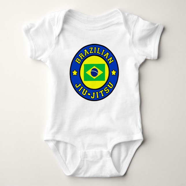 Brazilian Jiu Jitsu Baby Bodysuit (Front)