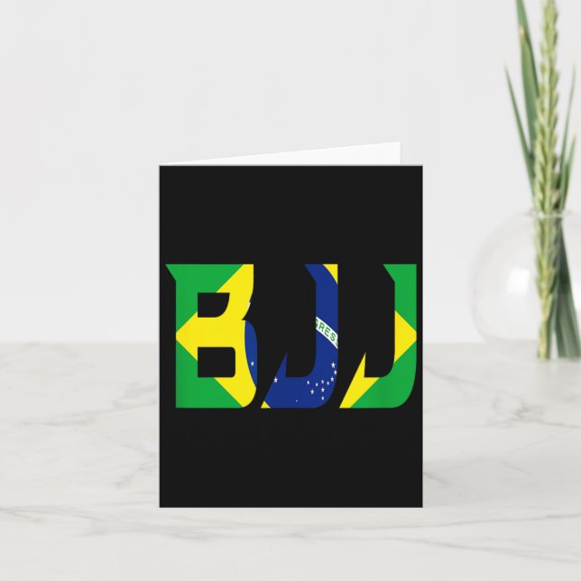 Brazilian Jiu Jitsu BJJ Card (Front)