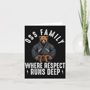 Brazilian Jiu Jitsu BJJ For Men Dad Boy Women Card