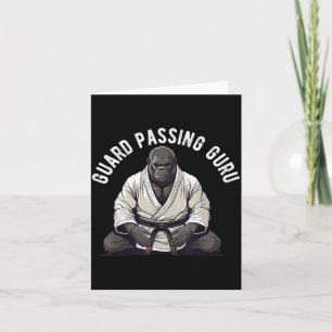 Brazilian Jiu Jitsu BJJ For Men Dad Boy Women Card