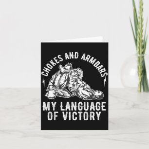 Brazilian Jiu Jitsu BJJ For Men Dad Boy Women Card