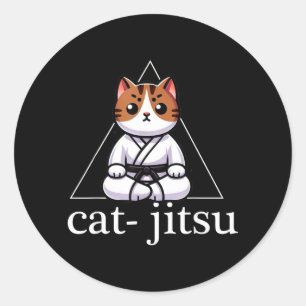 Brazilian Jiu Jitsu BJJ For Men Dad Boy Women Classic Round Sticker