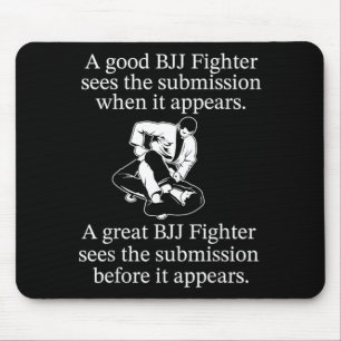 Brazilian Jiu-Jitsu BJJ Grappling Ground Fighting Mouse Pad