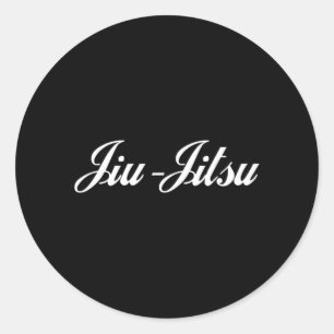 Brazilian Jiu Jitsu BJJ MMA Classic Round Sticker