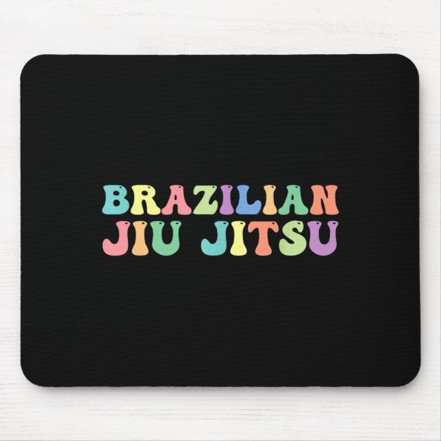 Brazilian Jiu Jitsu BJJ Mouse Pad (Front)