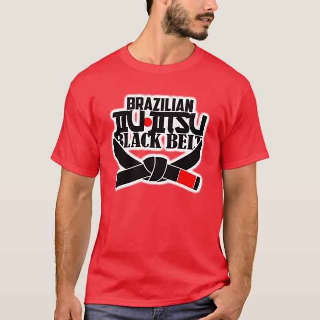 Brazilian Jiu-Jitsu Black Belt T-Shirt (Front)
