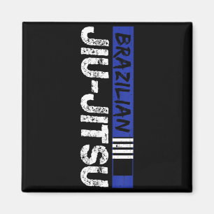 Brazilian Jiu-Jitsu Blue Belt BJJ Fighting MMA Magnet