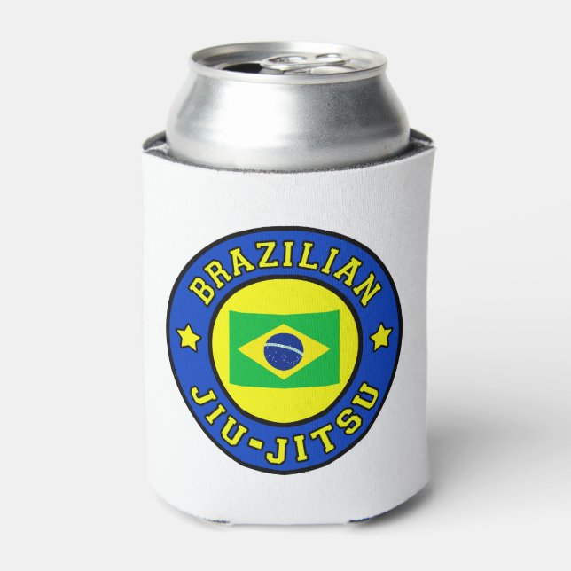 Brazilian Jiu Jitsu Can Cooler (Can Front)
