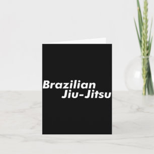 Brazilian Jiu Jitsu Card