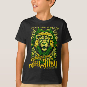 Brazilian Jiu Jitsu __ Cool MMA Fighter Lion le T-Shirt