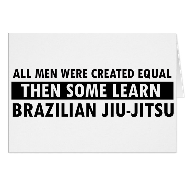Brazilian Jiu-Jitsu designs (Front Horizontal)