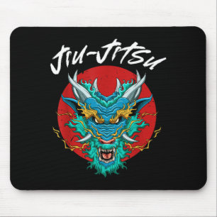 Brazilian Jiu Jitsu Dragon - BJJ Grappling Mouse Pad