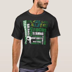 Brazilian Jiu Jitsu Elements Dark BJJ T-shirt
