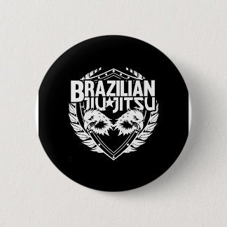 Brazilian Jiu Jitsu Emblem 6 Cm Round Badge