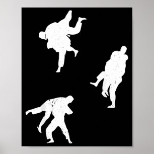 Brazilian Jiu Jitsu fighter - Jiu Jitsu Martial Poster