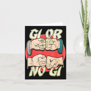 Brazilian Jiu Jitsu Gi Or NoGi Card
