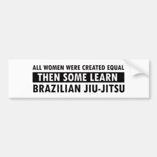 Brazilian jiu jitsu gift items bumper sticker