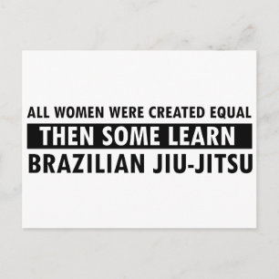 Brazilian jiu jitsu gift items postcard