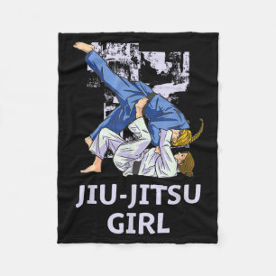 Brazilian Jiu Jitsu Girls Fleece Blanket