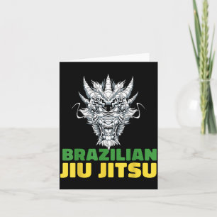 Brazilian Jiu Jitsu Grappling - MMA BJJ Dragon Card
