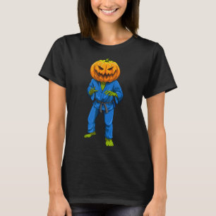 Brazilian Jiu Jitsu Halloween Pumpkin BJJ T-Shirt
