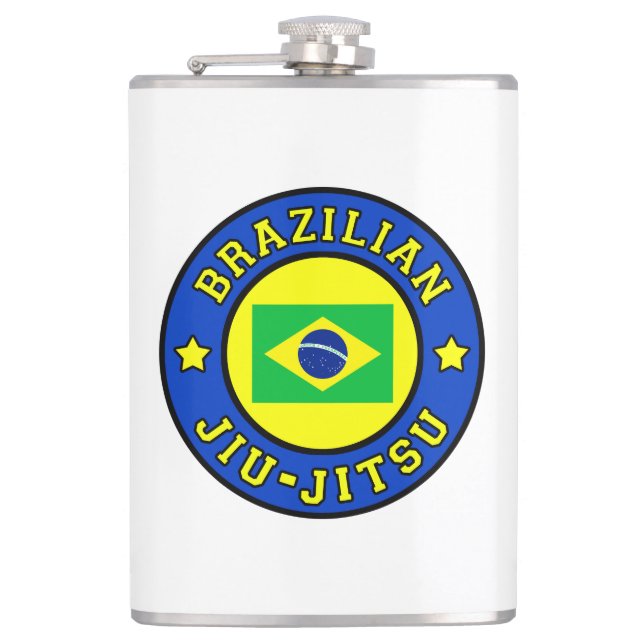 Brazilian Jiu Jitsu Hip Flask (Front)