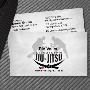 Brazilian Jiu-Jitsu Instructor Business Card