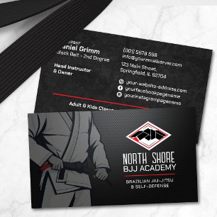 Brazilian Jiu-Jitsu Instructor Business Card