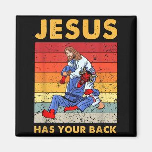 Brazilian Jiu Jitsu Jesus Has Your Back BJJ MMA Magnet