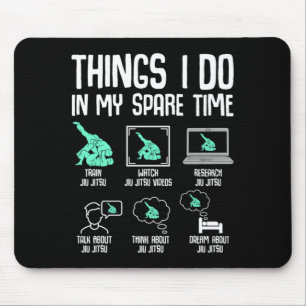 Brazilian Jiu Jitsu Jiujitsu BJJ Kids Boys Men Mouse Pad