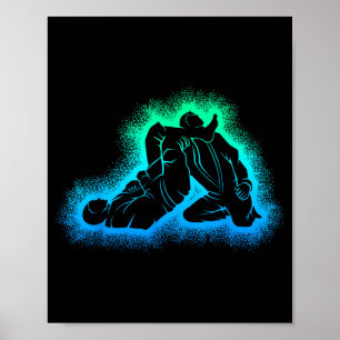 Brazilian Jiu Jitsu Kids Boys Men Jiujitsu BJJ Poster