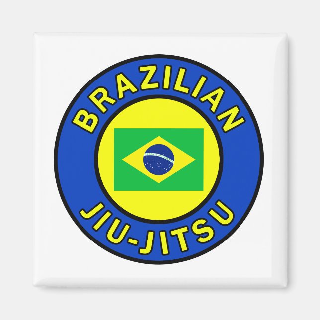 Brazilian Jiu Jitsu Magnet (Front)
