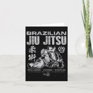 Brazilian Jiu-Jitsu Martial Arts Combat Srts Card