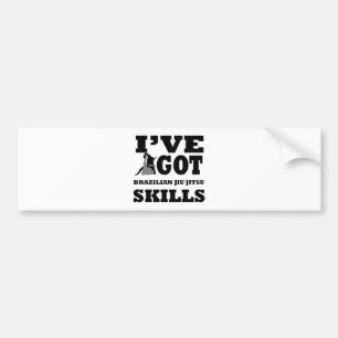 Brazilian Jiu Jitsu Martial Arts designs Bumper Sticker