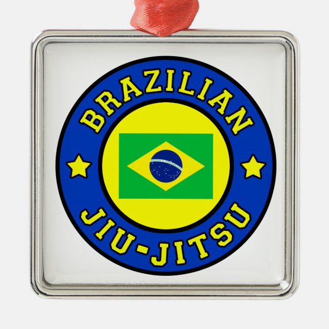 Brazilian Jiu Jitsu Metal Tree Decoration (Front)